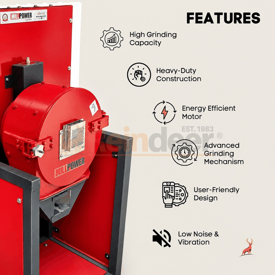 مطحنة دقيق تجارية - الميزات - Reindeer Machinery 